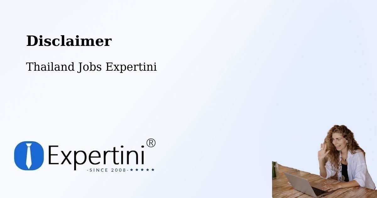 Disclaimer – Suanluang - Thailand Jobs Expertini