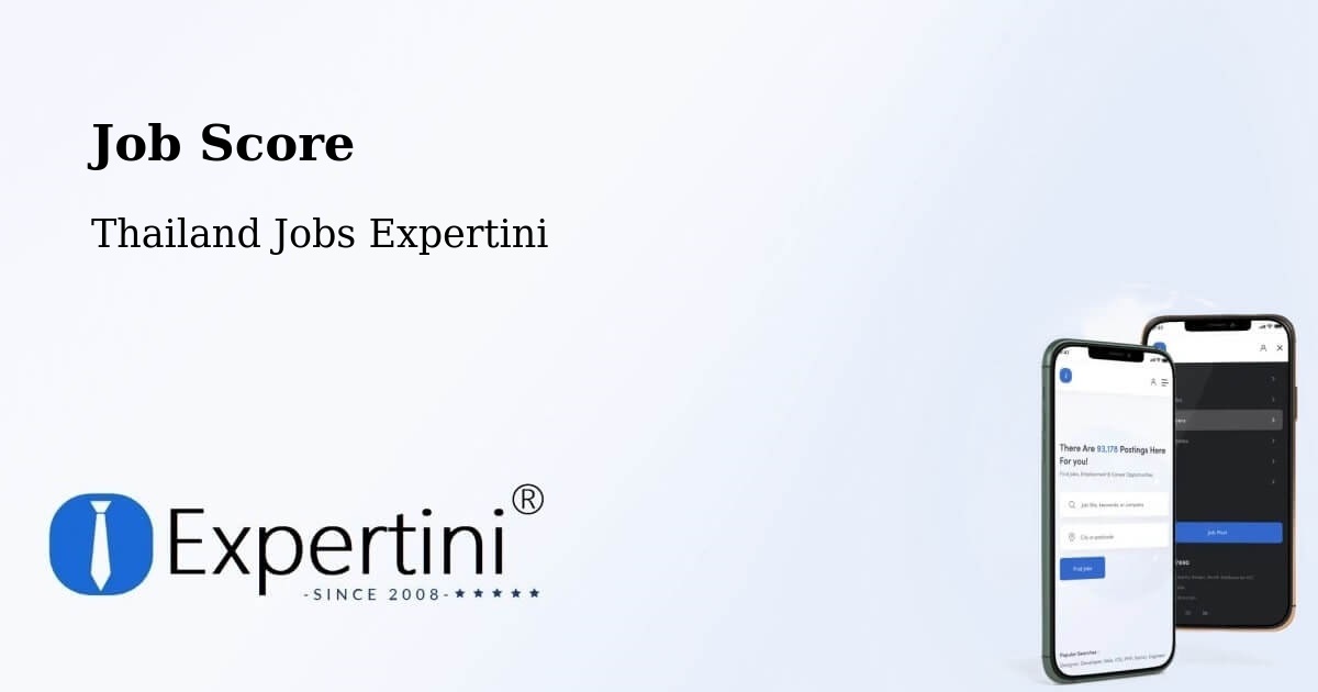 Job Score & Job Description Score Tool – Suanluang - Thailand Jobs Expertini