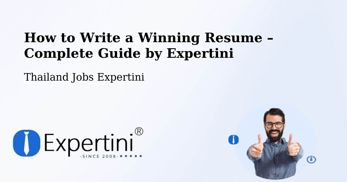 Resume Writing Guide for Job Seekers – Suanluang - Suanluang, Thailand Jobs Expertini